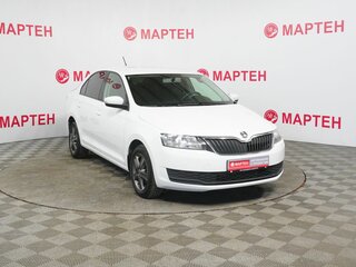 2018 Skoda Rapid I Рестайлинг, белый, 909000 рублей, вид 3