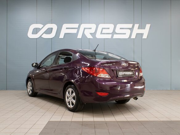 2012 Hyundai Solaris I, фиолетовый - вид 1