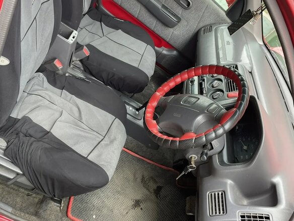 1998 Honda Logo, красный, 120000 рублей - вид 10