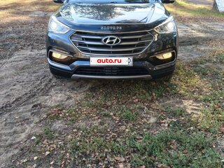 2016 Hyundai Santa Fe III Рестайлинг, синий, 2250000 рублей, вид 5