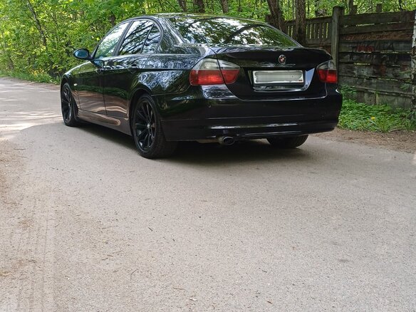 2006 BMW 3 серии 320i V (E90/E91/E92/E93), чёрный, 790000 рублей - вид 7