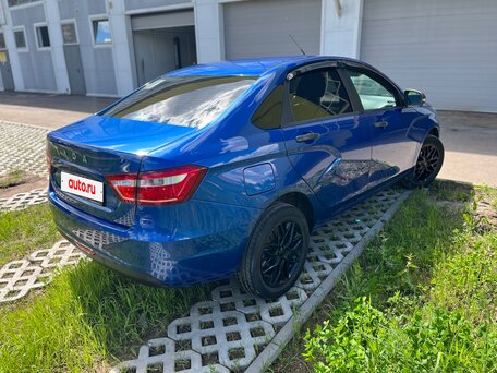 2021 Lada (ВАЗ) Vesta I, синий, 850000 рублей, вид 4