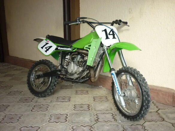 2025 Kawasaki KX 65, зелёный, 70000 рублей - вид 1