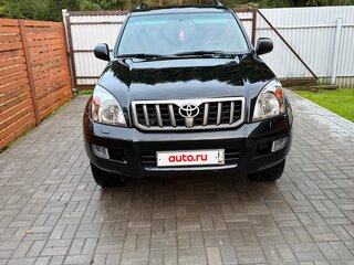 2008 Toyota Land Cruiser Prado 4-speed 120 Series Рестайлинг, чёрный, 2400000 рублей, вид 1