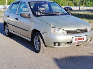2007 Lada (ВАЗ) Kalina I, жёлтый, 130000 рублей, вид 4