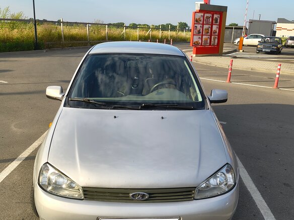 2010 Lada (ВАЗ) Kalina I, серебристый, 500000 рублей - вид 3