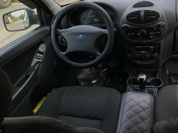 2013 Lada (ВАЗ) Kalina I, бежевый - вид 5