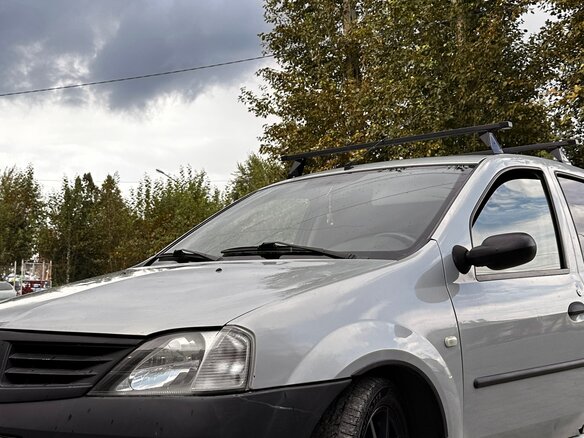 2007 Renault Logan I, серебристый, 270000 рублей - вид 2
