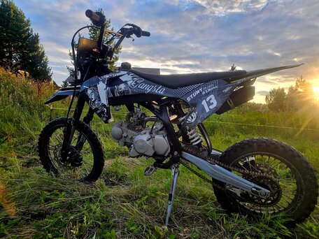 2024 PitonMoto PX7 Fusion 140EM 17/14, чёрный, 44999 рублей, вид 2