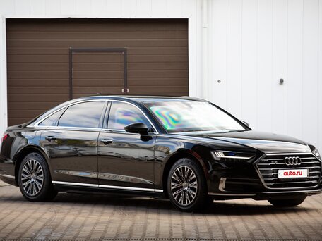 2020 Audi A8 Long 60 TFSI IV (D5), чёрный, 24500000 рублей, вид 4