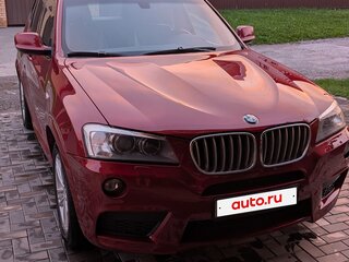 2013 BMW X3 30d xDrive II (F25), красный, 1999000 рублей, вид 1