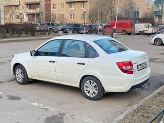2020 Lada (ВАЗ) Granta I Рестайлинг, белый, 455000 рублей, вид 4