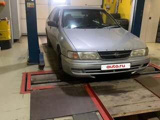 1998 Nissan Sunny B14, серебристый, 100000 рублей, вид 1