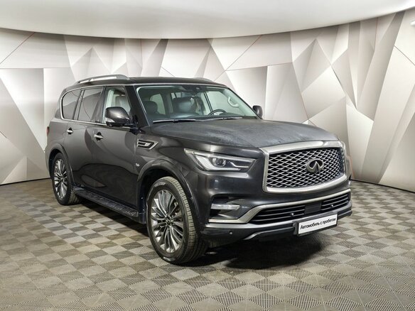 2018 Infiniti QX80 I Рестайлинг 2, чёрный, 3300000 рублей - вид 2