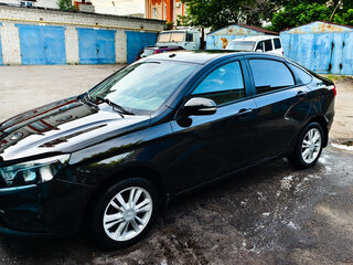 2016 Lada (ВАЗ) Vesta I, чёрный, 700000 рублей, вид 2