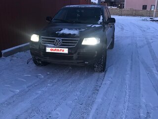 2005 Volkswagen Touareg I, чёрный, 950000 рублей, вид 1
