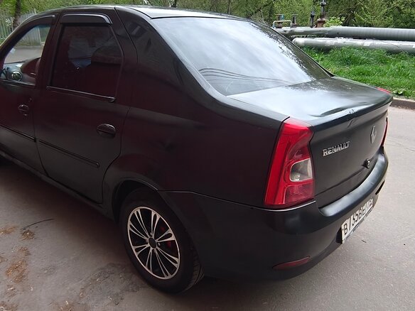 2011 Renault Logan I Рестайлинг, чёрный, 200000 рублей - вид 7