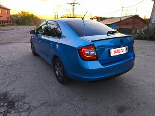 2014 Skoda Rapid I, синий, 750000 рублей, вид 4