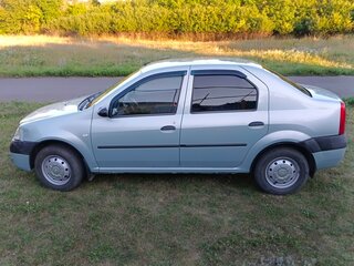 2008 Renault Logan I, зелёный, 305000 рублей, вид 3