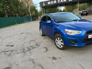 2014 Mitsubishi ASX I Рестайлинг, синий, 1110000 рублей, вид 3