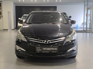 2014 Hyundai Solaris I Рестайлинг, чёрный, 765000 рублей, вид 2