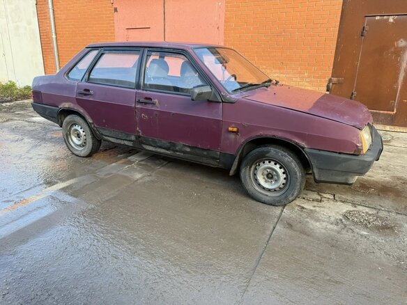 1996 Lada (ВАЗ) 21099, пурпурный, 40000 рублей - вид 1