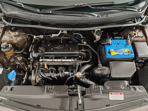 2014 Hyundai Solaris I Рестайлинг, коричневый, 849000 рублей - вид 9