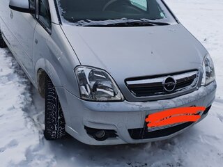 2008 Opel Meriva A Рестайлинг, серебристый, 520000 рублей, вид 1