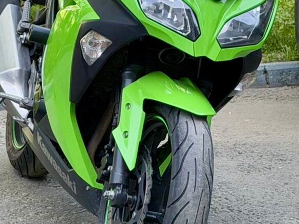 2013 Kawasaki Ninja 300, зелёный, 350000 рублей