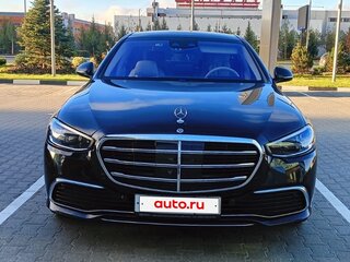 2021 Mercedes-Benz S-Класс 450 Long 4MATIC VII (W223), чёрный, 9000000 рублей, вид 2