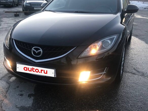 2008 Mazda 6 II (GH), чёрный, 910000 рублей - вид 2