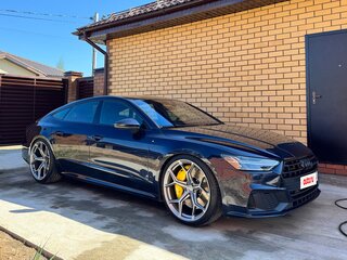 2018 Audi A7 55 TFSI II (4K), синий, 4500000 рублей, вид 1