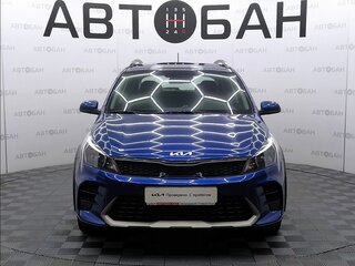 2022 Kia Rio X IV Рестайлинг, синий, 1845000 рублей, вид 2