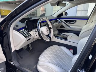 2022 Mercedes-Benz S-Класс 450 Long 4MATIC VII (W223), чёрный, 10500000 рублей, вид 3