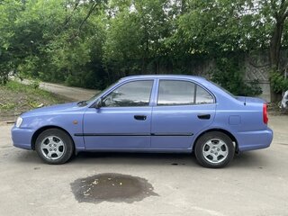2004 Hyundai Accent ТагАЗ II, синий, 340000 рублей, вид 5