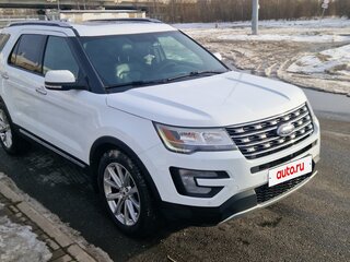 2017 Ford Explorer V Рестайлинг, белый, 3499999 рублей, вид 2