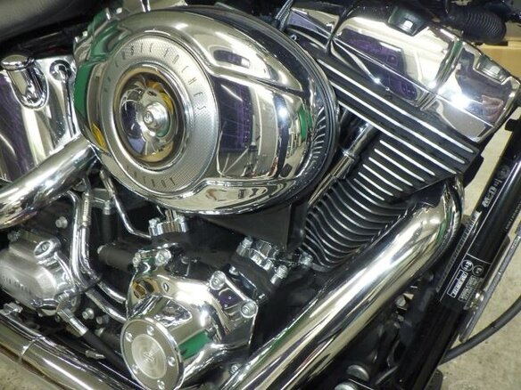2012 Harley-Davidson Fat Boy, чёрный, 1160000 рублей - вид 6