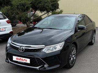 2015 Toyota Camry VII (XV50) Рестайлинг, чёрный, 2600000 рублей, вид 3