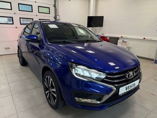 2026 Lada (ВАЗ) Vesta I Рестайлинг (NG), синий, 1875000 рублей, вид 3