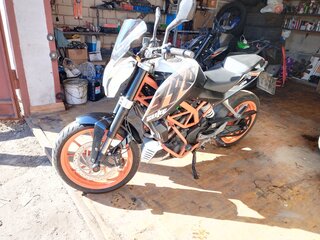 2014 KTM 390 Duke, оранжевый, 320000 рублей, вид 3