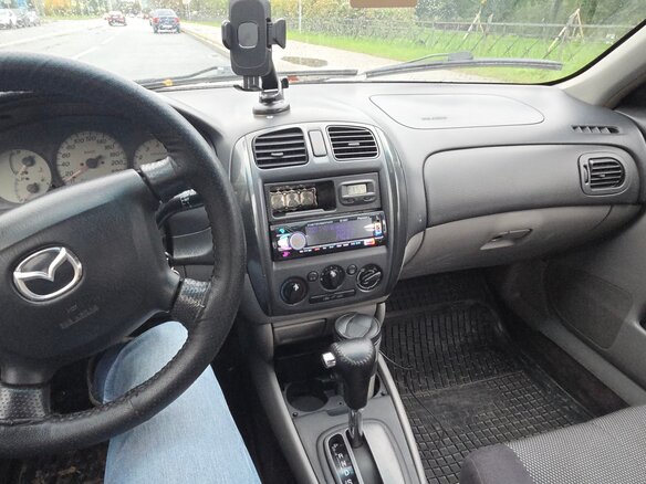 2001 Mazda 323 VI (BJ) Рестайлинг, серый, 110000 рублей - вид 9