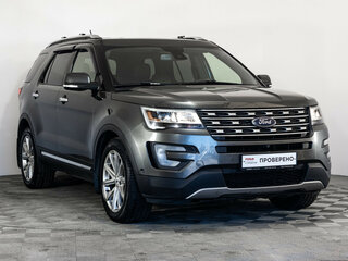 2017 Ford Explorer V Рестайлинг, серый, 2699000 рублей, вид 3