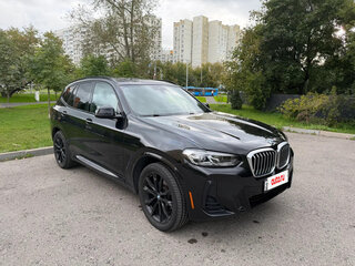 2021 BMW X3 30i xDrive III (G01) Рестайлинг, чёрный, 4500000 рублей, вид 3