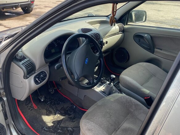 2008 Lada (ВАЗ) Kalina I, серый, 300000 рублей - вид 6