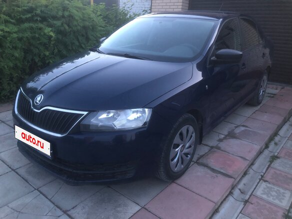 2015 Skoda Rapid I, синий, 735000 рублей