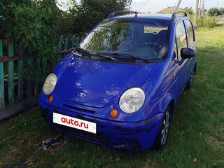 2008 Daewoo Matiz I Рестайлинг, синий, 110000 рублей, вид 1