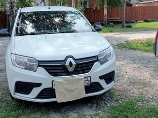 2019 Renault Logan II Рестайлинг, белый, 730000 рублей, вид 1