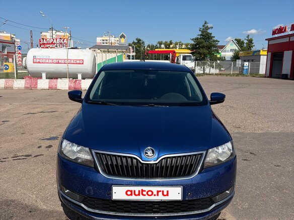 2017 Skoda Rapid I, синий, 950000 рублей - вид 1