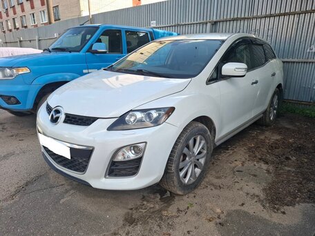 2010 Mazda CX-7 I Рестайлинг, белый, 790000 рублей, вид 1