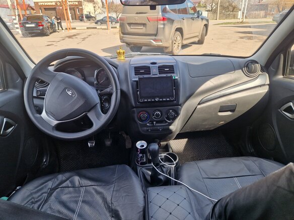 2022 Lada (ВАЗ) Granta I Рестайлинг, чёрный, 630000 рублей - вид 8